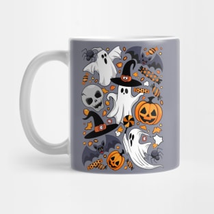 Ghosts Spooky and Creepy Cute Monsters Mug